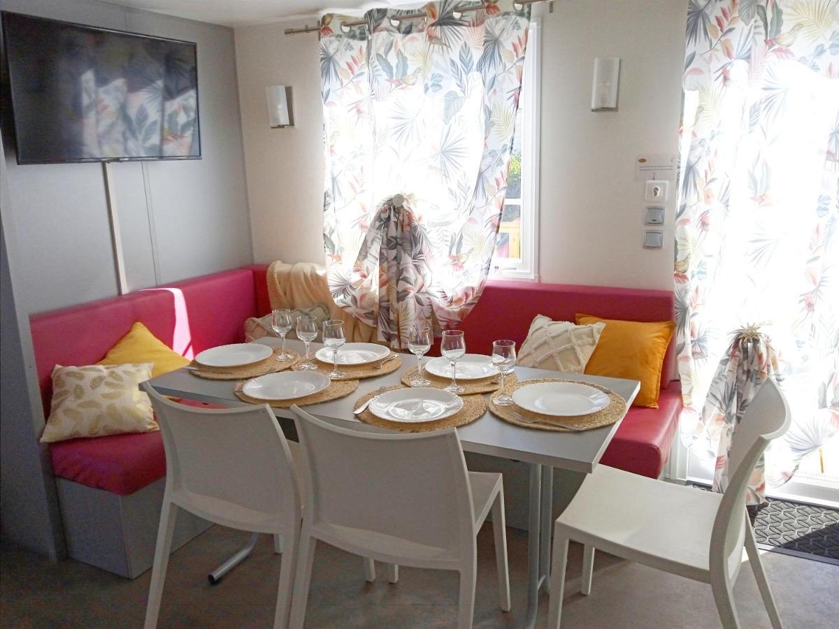 Mobil Home-Les Lins Bleus Biville-sur-Mer エクステリア 写真