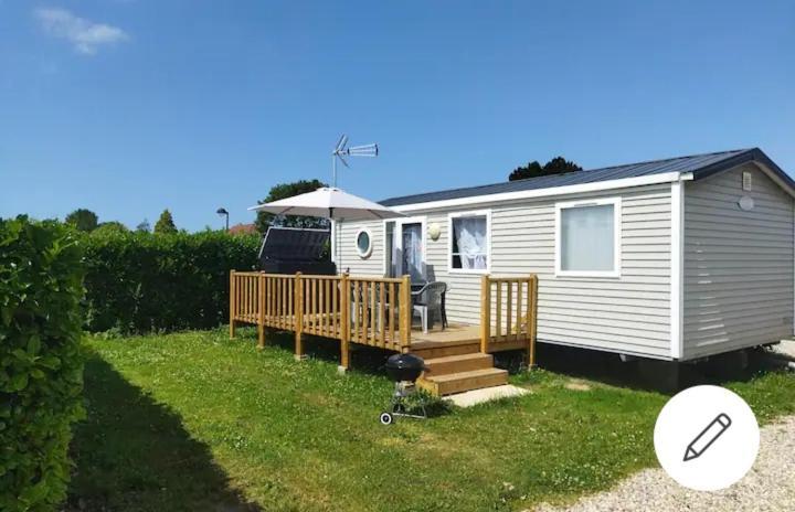 Mobil Home-Les Lins Bleus Biville-sur-Mer エクステリア 写真